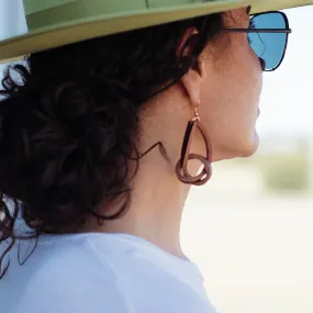 Twisted Gypsy Leather Earrings