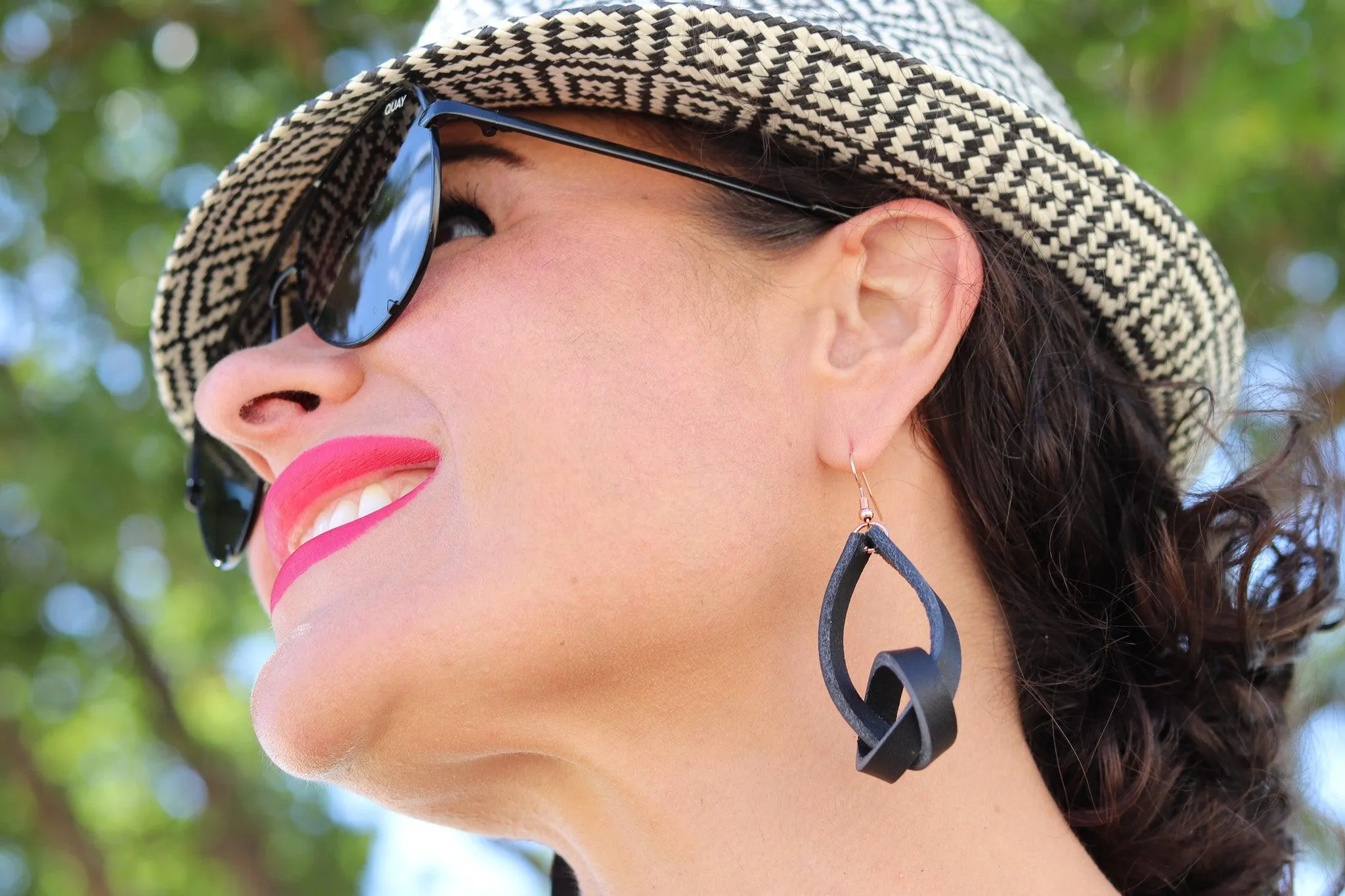 Twisted Gypsy Leather Earrings