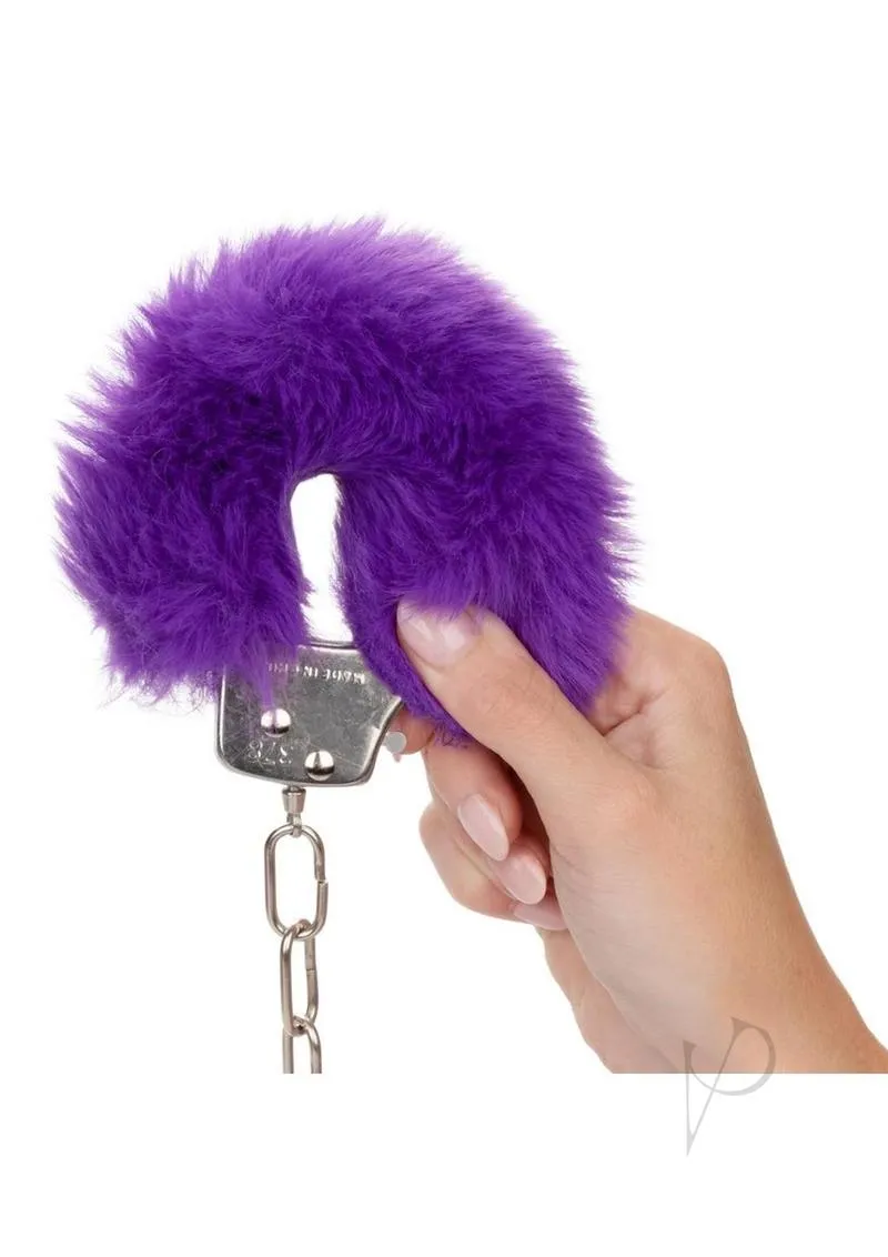 Ultra Fluffy Furry Cuffs Purple